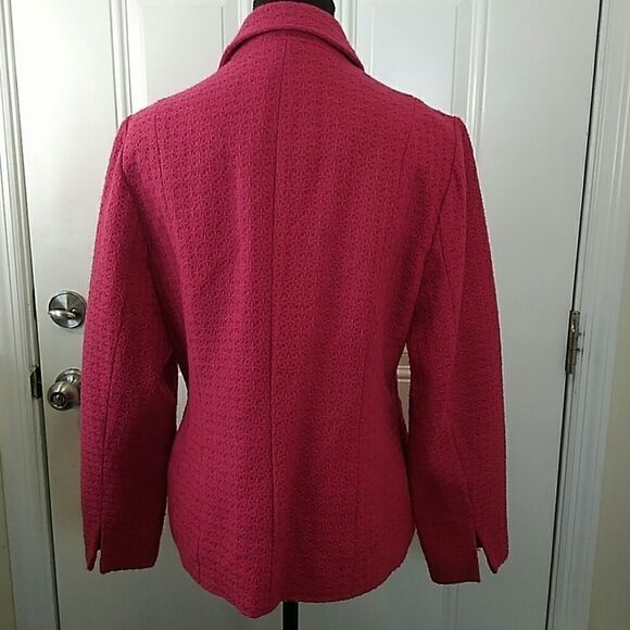 Coldwater Creek fuchsia zip-front jacket - Picture 5 of 8
